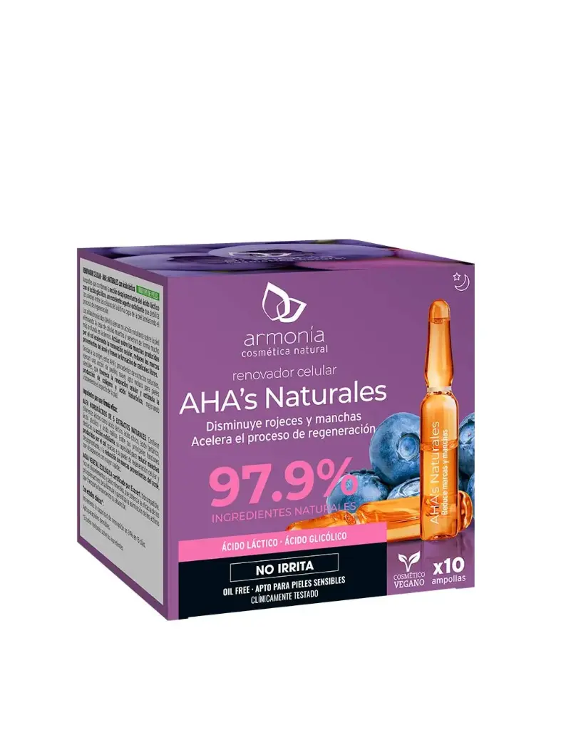 Pack 10 Ampoules AHA’s naturelles
